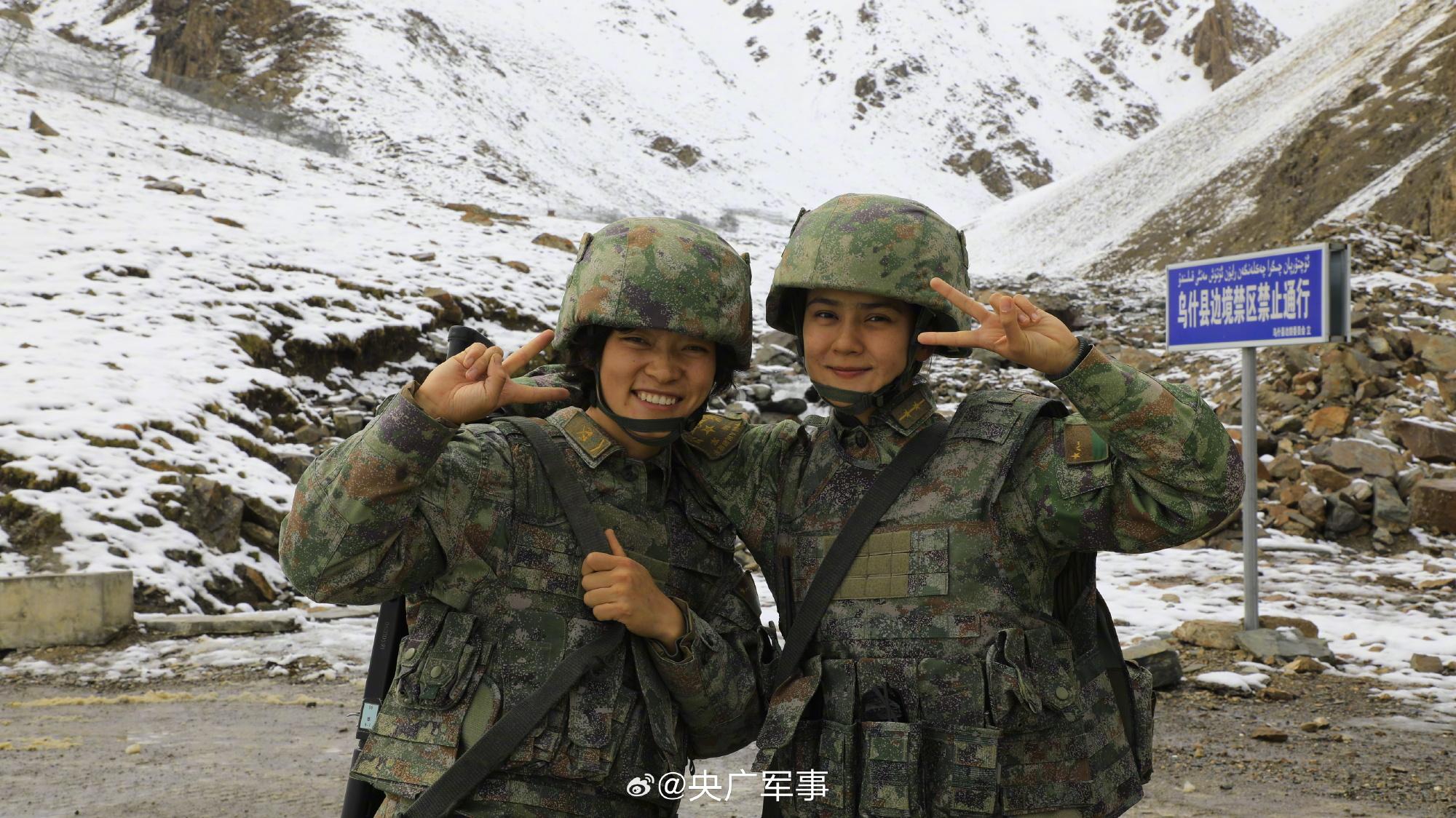 又美又颯！8名通信女兵首次踏上巡邏路