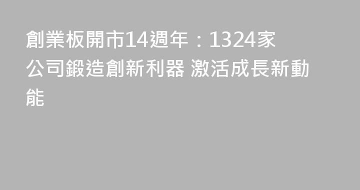 創業板開市14週年：1324家公司鍛造創新利器 激活成長新動能
