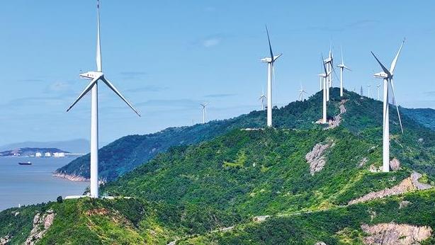 浙江省玉環市大麥嶼街道鷺鷥礁山巔風電場