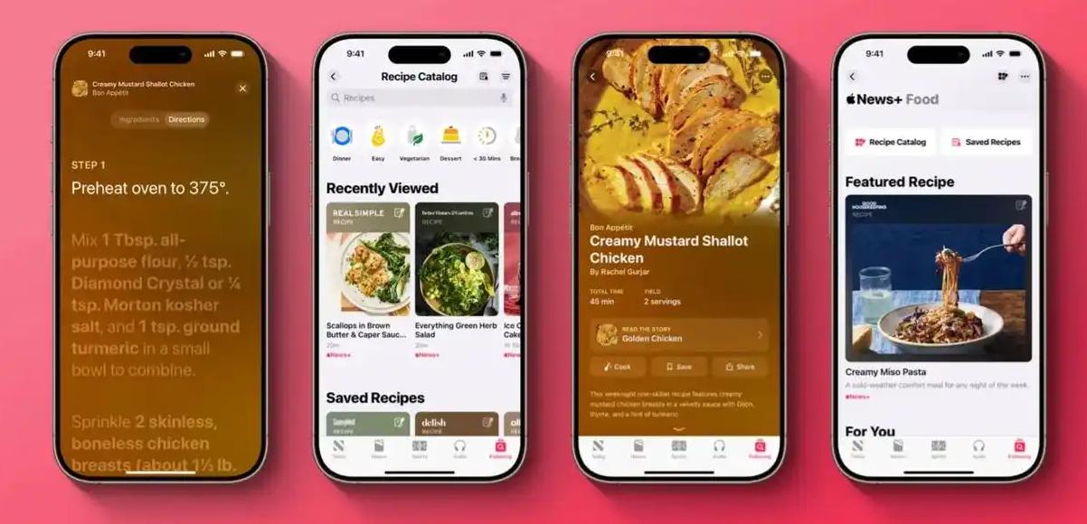 蘋果iOS 18.4測試版新增“食品中心和烹飪體驗”功能