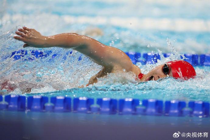 楊浚瑄獲得女子200米自由泳第五名