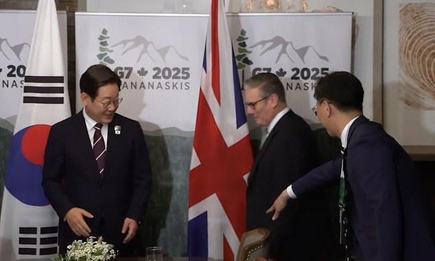 英媒曝G7峯會“尷尬”一幕：斯塔默疑誤把翻譯當成李在明，英方發聲否認