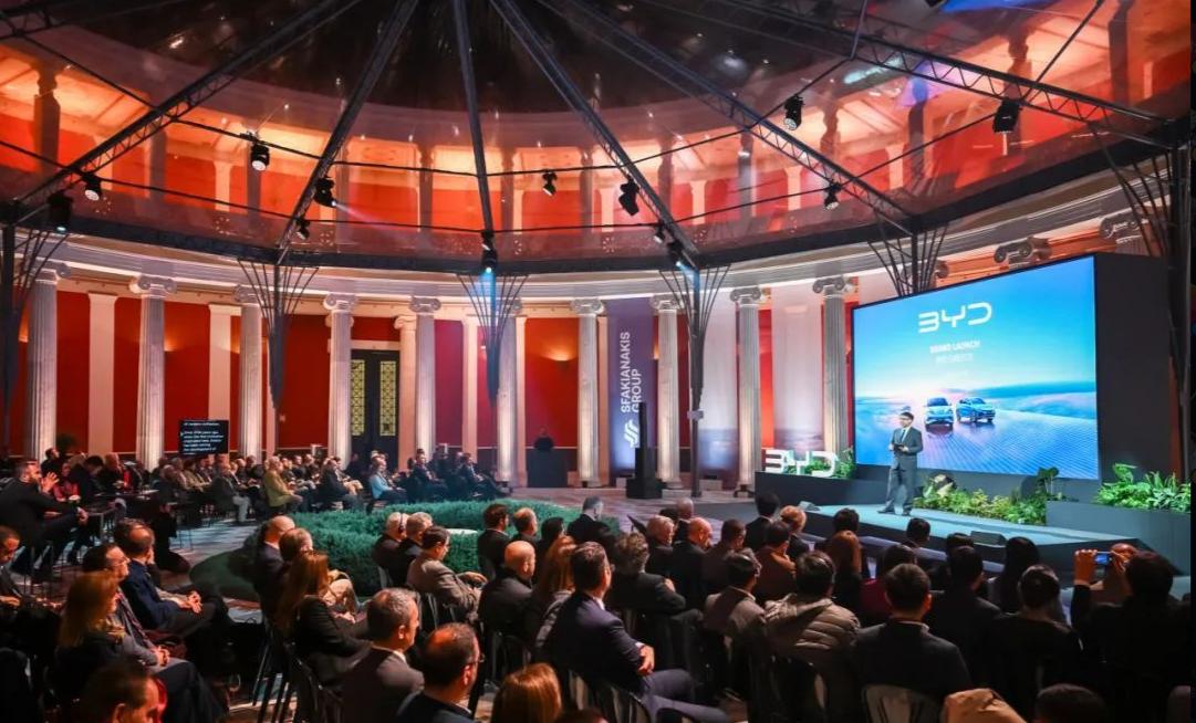 比亞迪強勢進軍希臘，歐洲市場累計覆蓋20國開設超250家門店