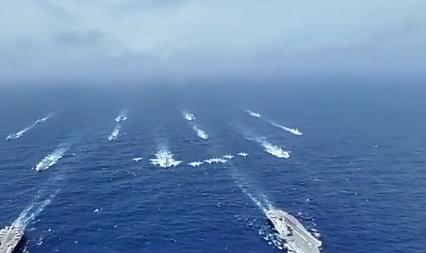 向海圖強！中國航母三艦齊輝！