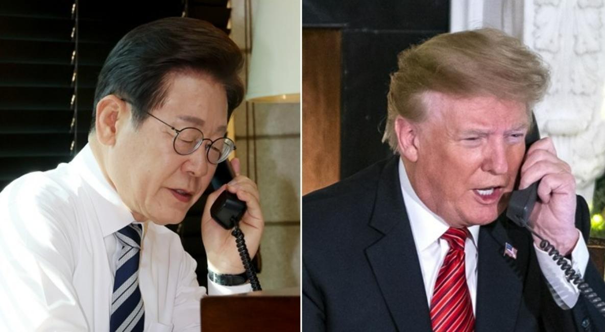 李在明就職後與特朗普首次通話，兩人聊到高爾夫並同意“找時間約球”