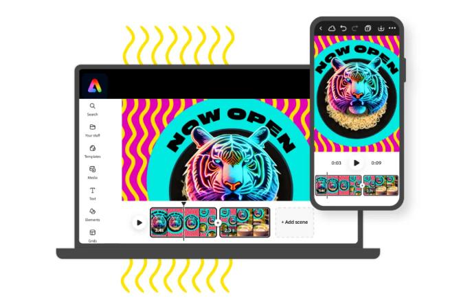 Adobe首次將Firefly生成式人工智能引入移動端的Express應用