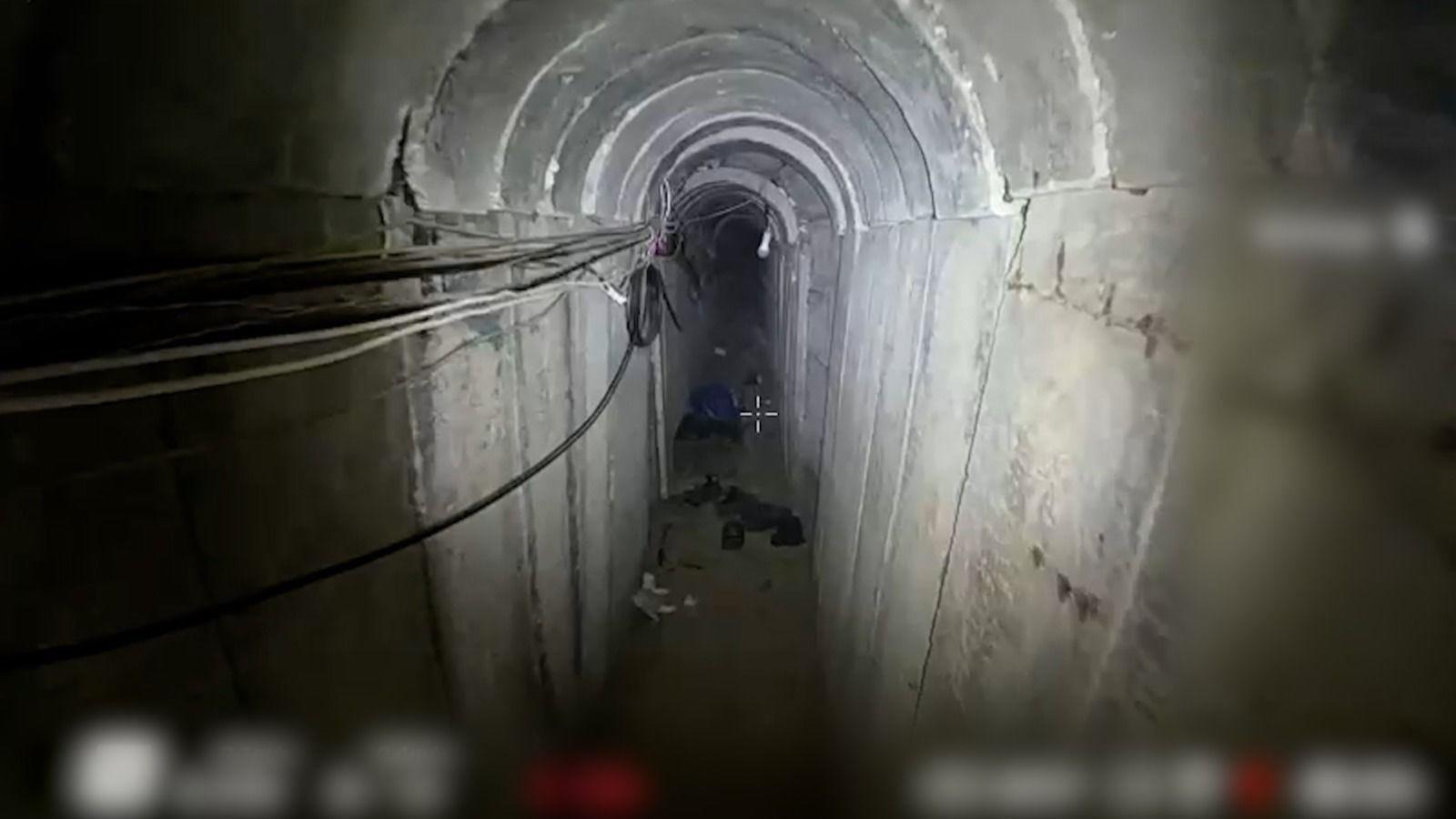 以軍稱發現哈馬斯在加沙醫院地下修建地道 畫面公佈