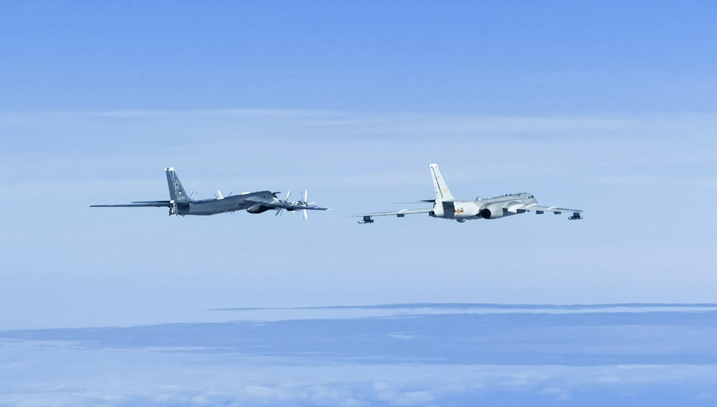 國防部證實：中俄在白令海相關空域組織聯合空中戰略巡航，是2019年以來兩軍第八次空中戰略巡航