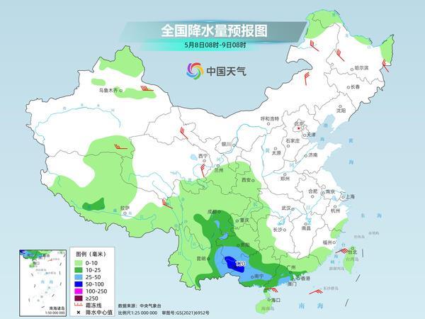 西南華南今明天降雨持續 北方多地將開啓入夏進程