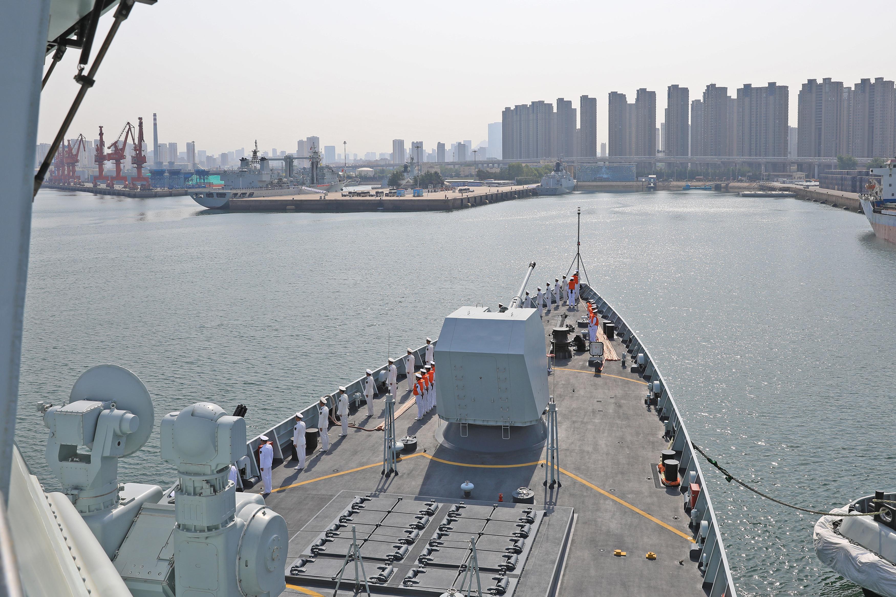 歡迎回家！海軍第45批護航編隊完成任務凱旋