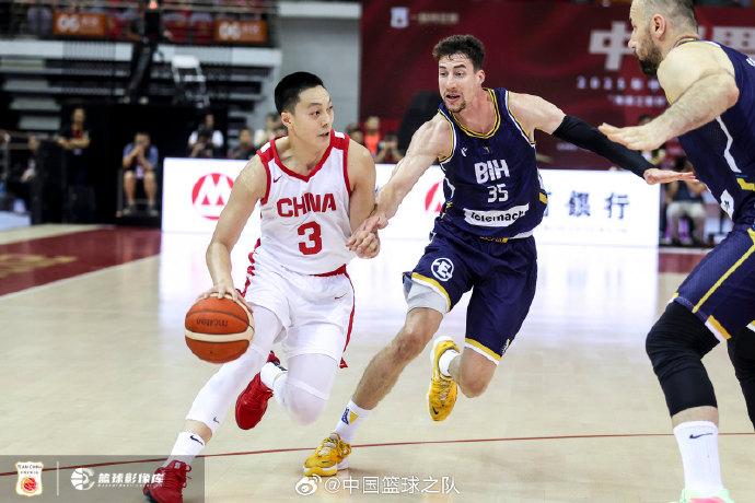 中國男籃熱身賽大勝波黑隊