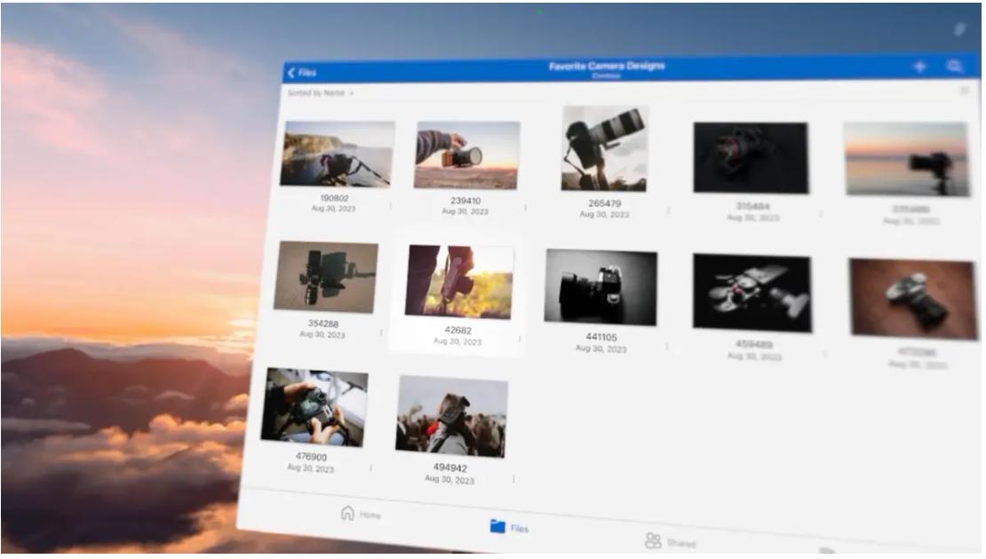 微軟OneDrive應用登陸Vision Pro