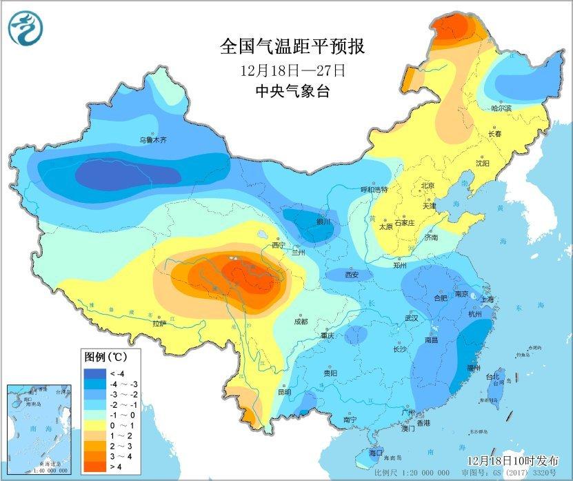 中央氣象臺：黃淮以南地區氣溫將明顯偏低 中東部大風降溫天氣來襲