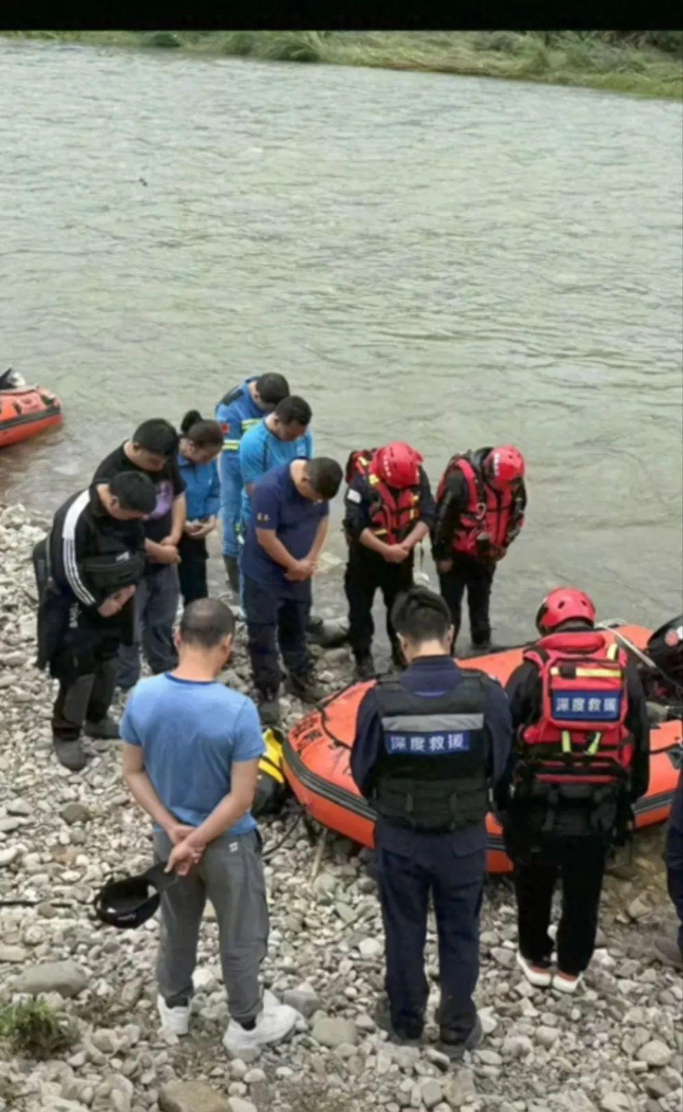 女救援隊員爲救落水兒子不幸遇難！朋友：她水性很好