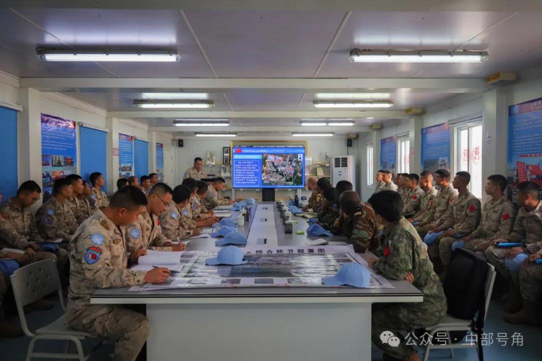 中國維和步兵營圓滿完成指揮所演練
