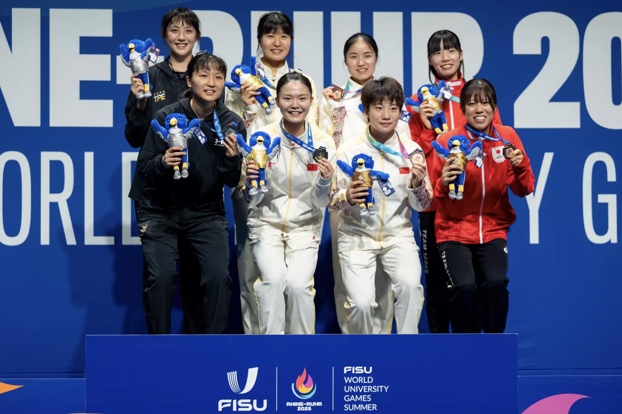 祝賀！大運會中國隊再入5金5銀2銅