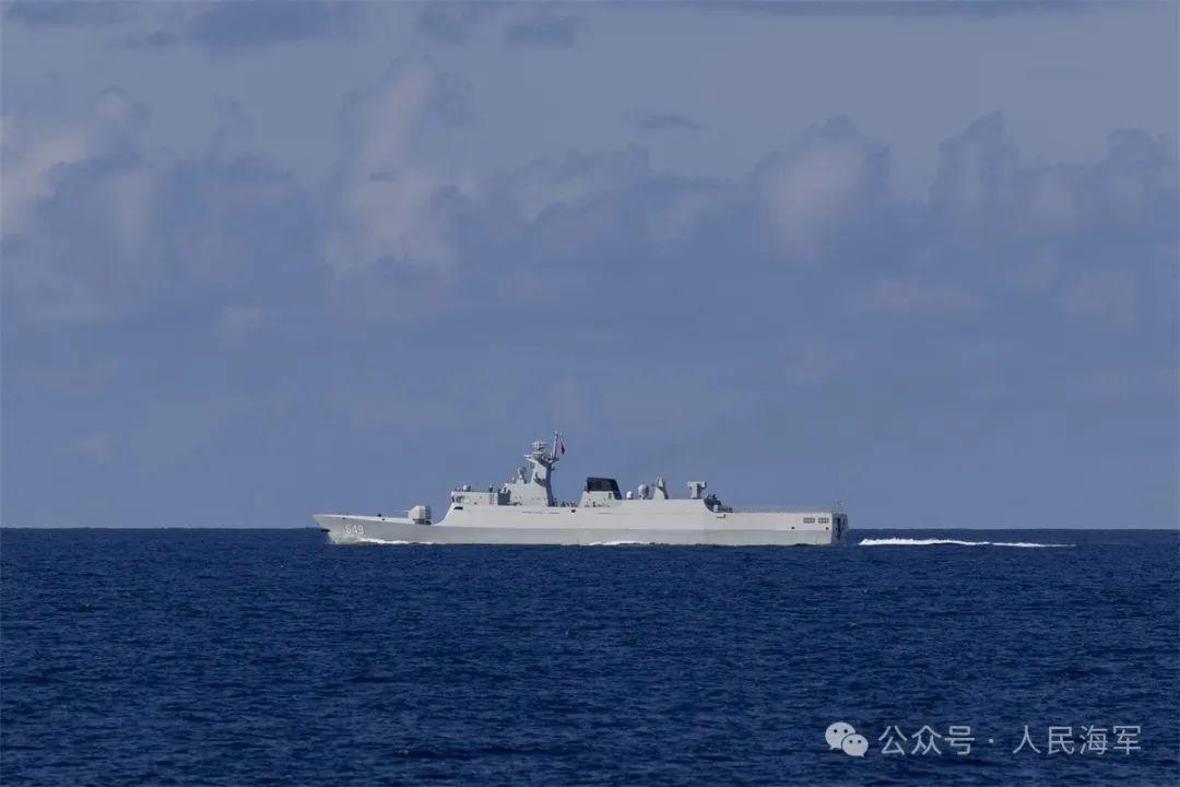 來自空中、水面、水下多種“敵”情，看艦艇編隊如何應對……