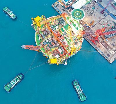 圓筒型“海上油氣加工廠”將起運