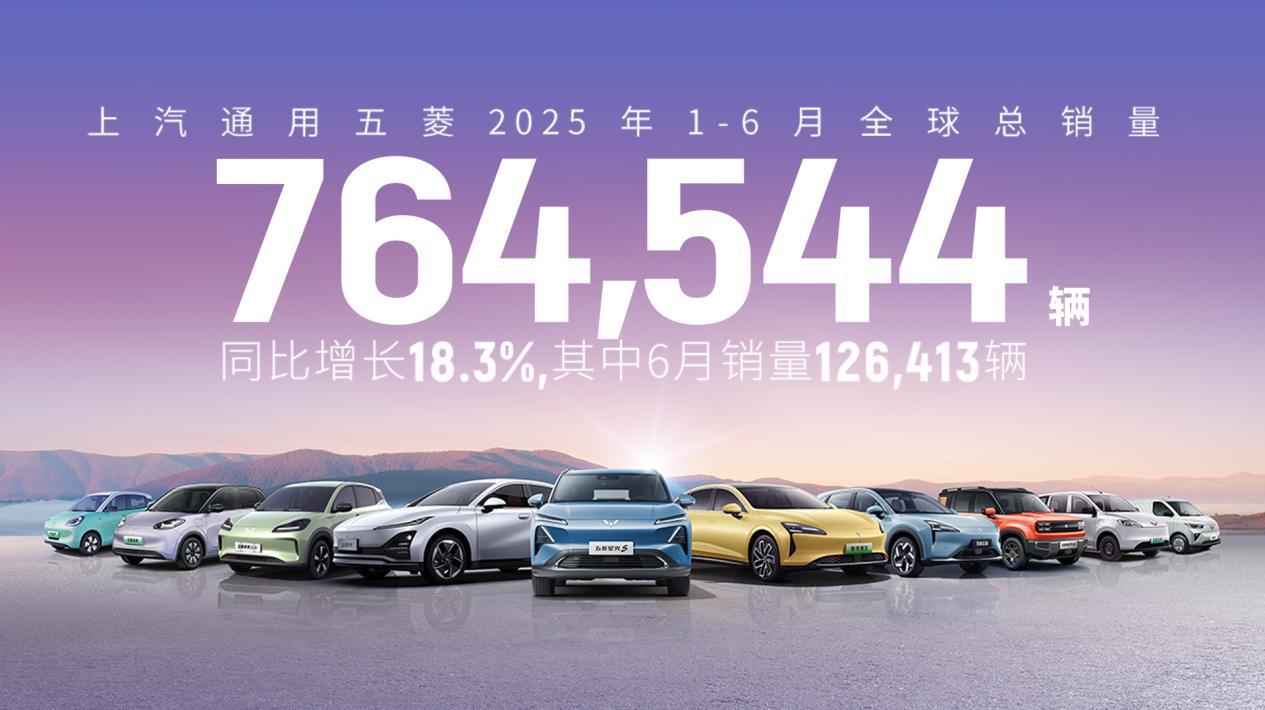 上汽通用五菱2025年上半年銷量增長顯著，新能源與全球化成亮點