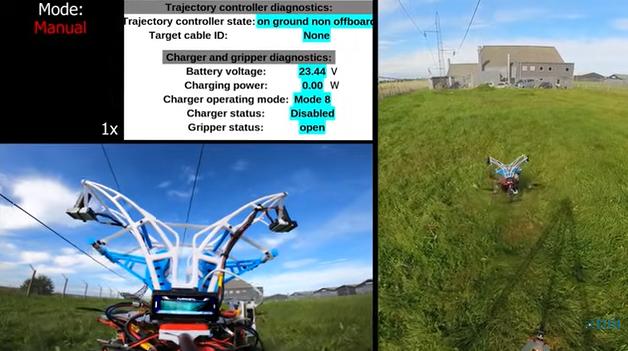 環球視角：南丹麥大學研發可從電線充電的無人機技術