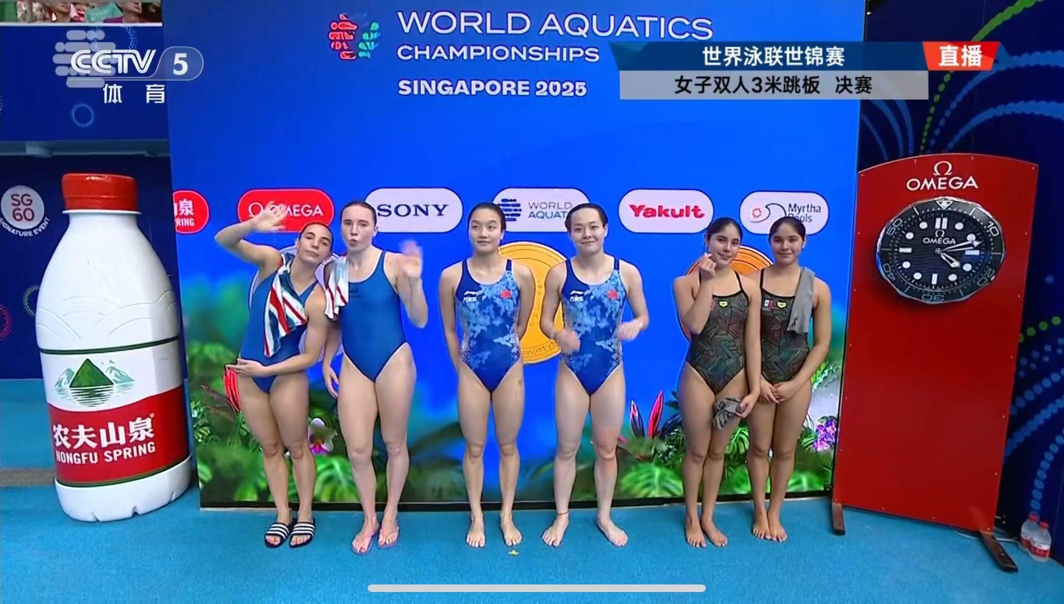 金牌+1！陳藝文/陳佳奪得世錦賽女子雙人三米板冠軍