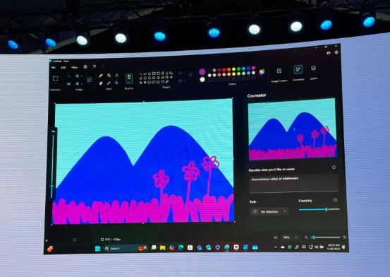 微軟畫圖將引入AI圖像生成器Cocreator