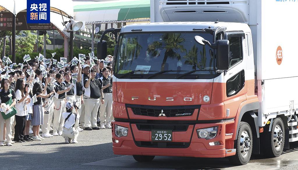 “謝謝你們，再見啦！” 日本民衆排隊送別大熊貓一家