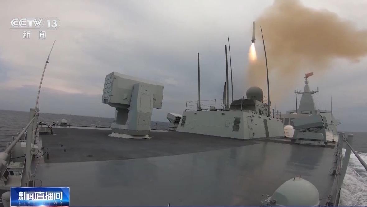 亮“艦”！國產新一代戰艦馳騁海洋 畫面震撼