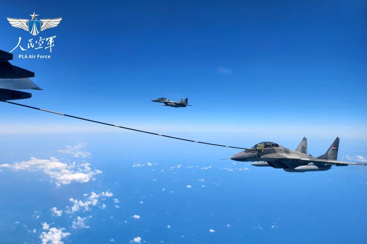 中埃“文明之鷹-2025”演習空中加油