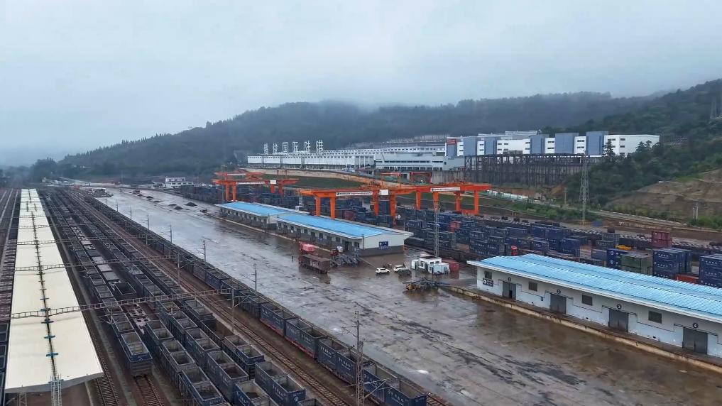 老撾鮮芒果首次搭乘“瀾湄·雲南號”國際貨運列車抵昆