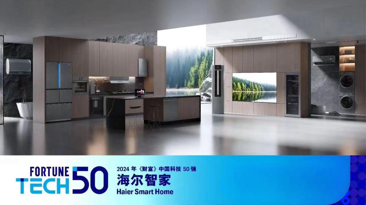 海爾智家：繼登頂智慧家庭發明專利榜，再上《財富》中國科技50強