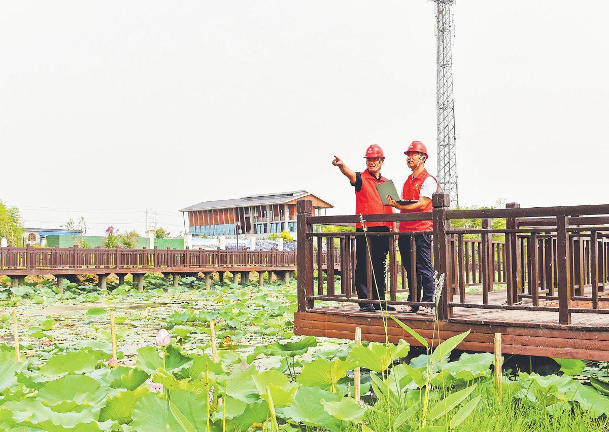 “5G滿格”助力微山湖旅遊