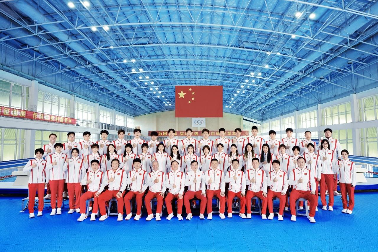 加油！中國游泳隊出征巴黎奧運會