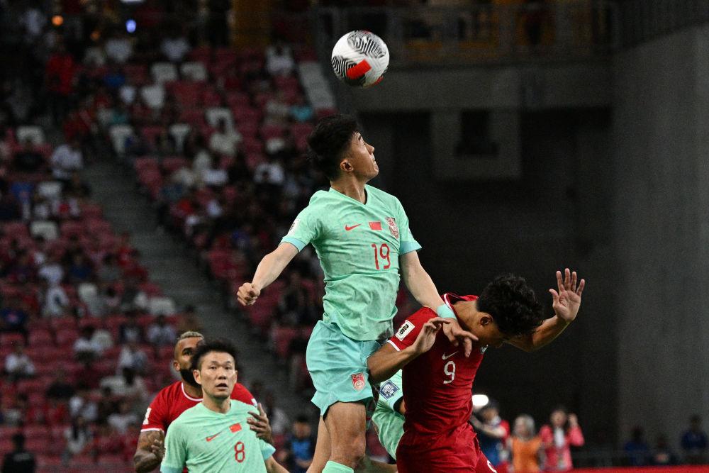 世預賽中國男足2:2戰平新加坡隊