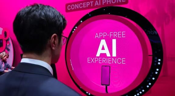 MWC 2024：德國電信公司展示“完全依賴AI”智能手機概念