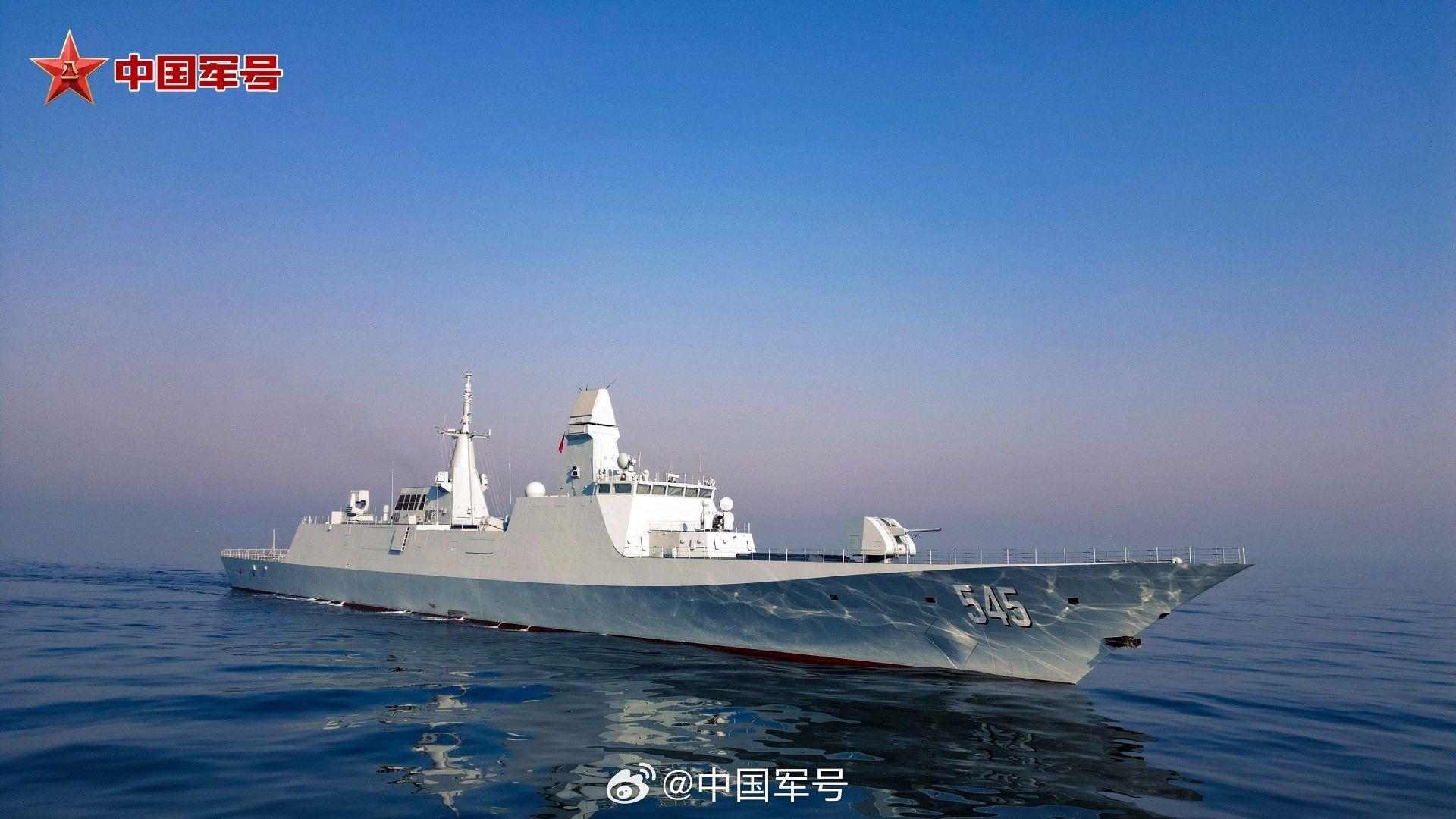 高清大圖！九圖帶你看漯河艦最新訓練畫面