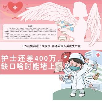 工作超負荷老上大夜班、待遇偏低人員流失嚴重……護士還差400萬，缺口啥時能堵上？