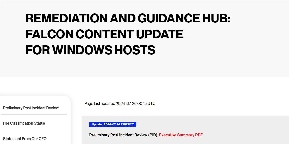 CrowdStrike發佈Windows藍屏事件初步審查報告：內存讀取越界錯誤導致