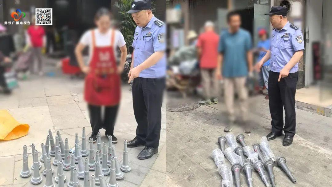 男子盜竊單元樓百餘個消防水槍頭當廢品賣，刑拘！