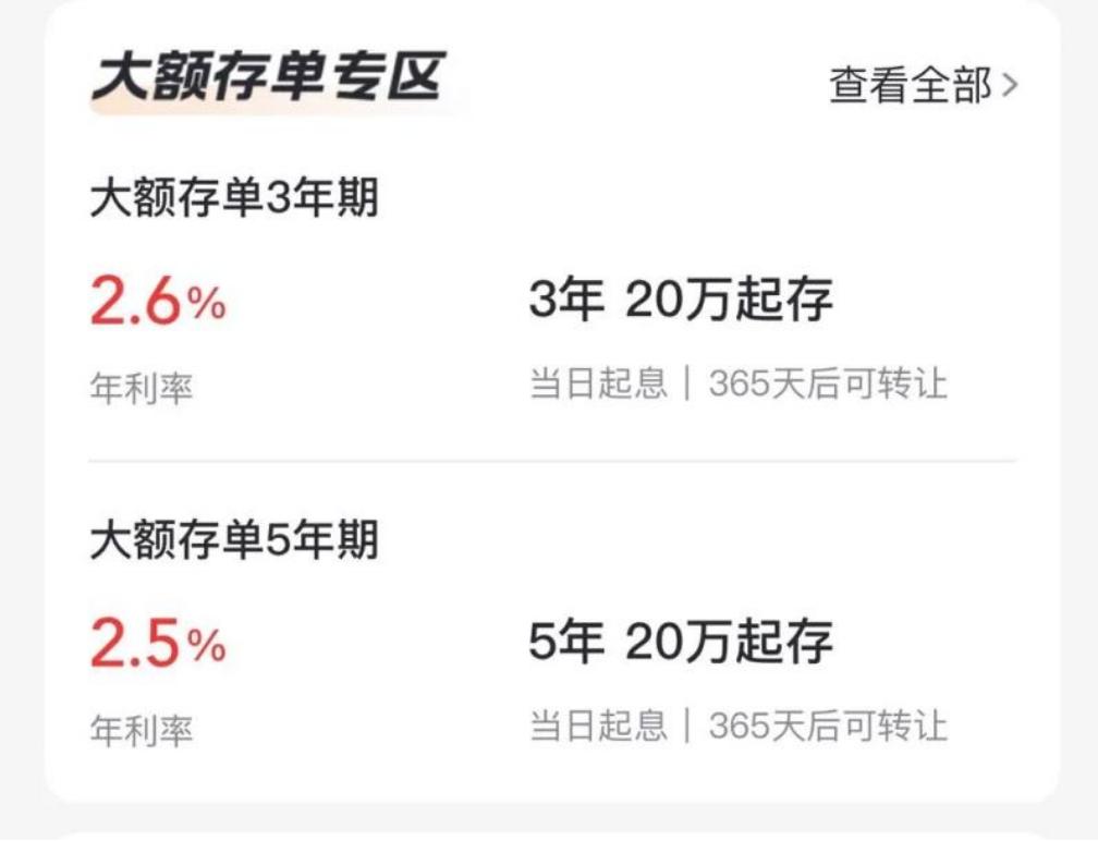 低利率時代銀行存款利率倒掛：“存五年不如存一年”成常態