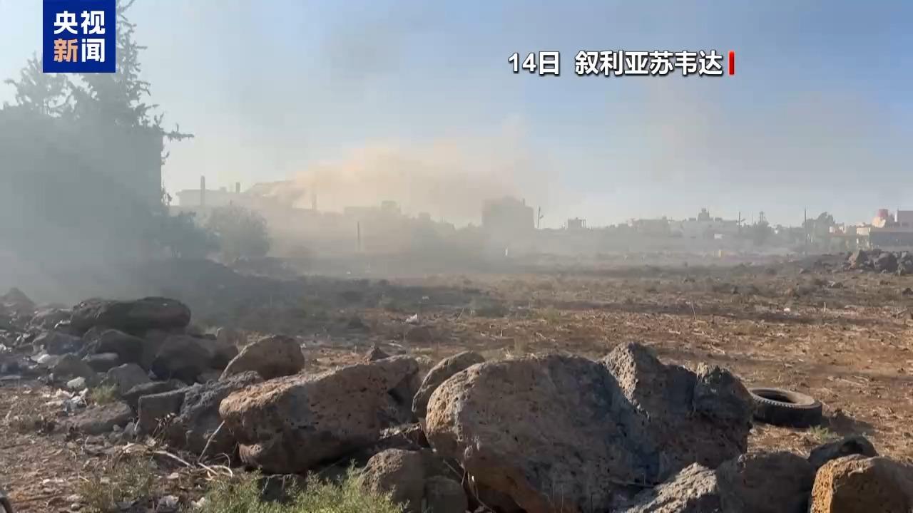 以軍空襲敘利亞蘇韋達市郊區