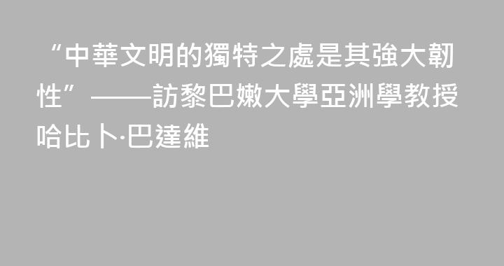 “中華文明的獨特之處是其強大韌性”——訪黎巴嫩大學亞洲學教授哈比卜·巴達維