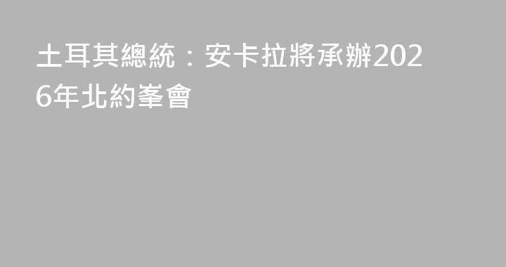 土耳其總統：安卡拉將承辦2026年北約峯會