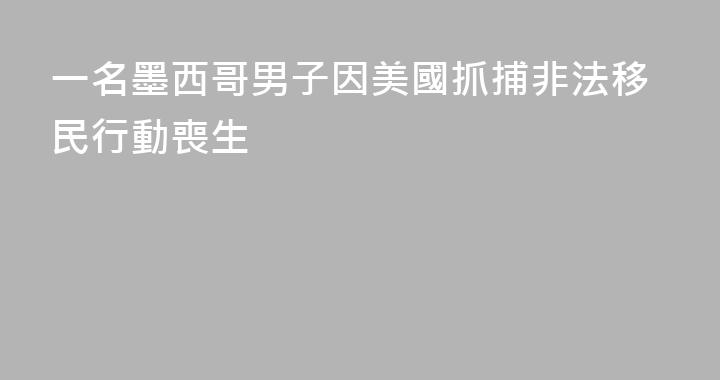 一名墨西哥男子因美國抓捕非法移民行動喪生