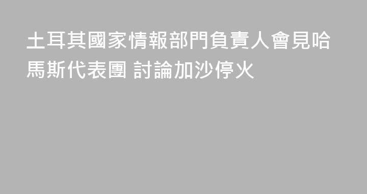 土耳其國家情報部門負責人會見哈馬斯代表團 討論加沙停火