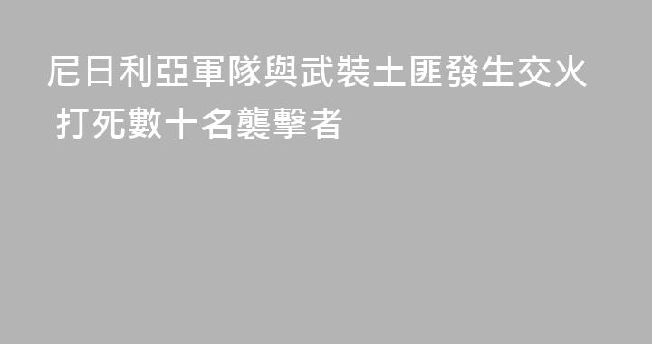 尼日利亞軍隊與武裝土匪發生交火 打死數十名襲擊者