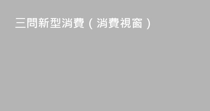 三問新型消費（消費視窗）
