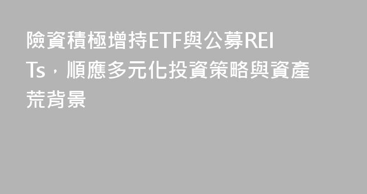 險資積極增持ETF與公募REITs，順應多元化投資策略與資產荒背景