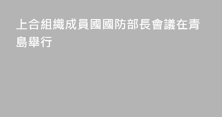 上合組織成員國國防部長會議在青島舉行