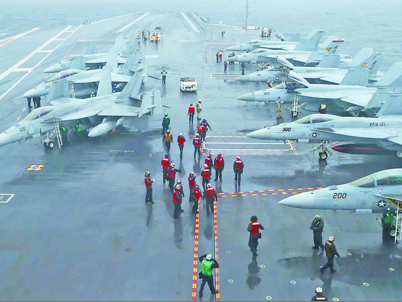 重兵集結加勒比海，全球部署捉襟見肘，美軍多海域再現“航母真空”